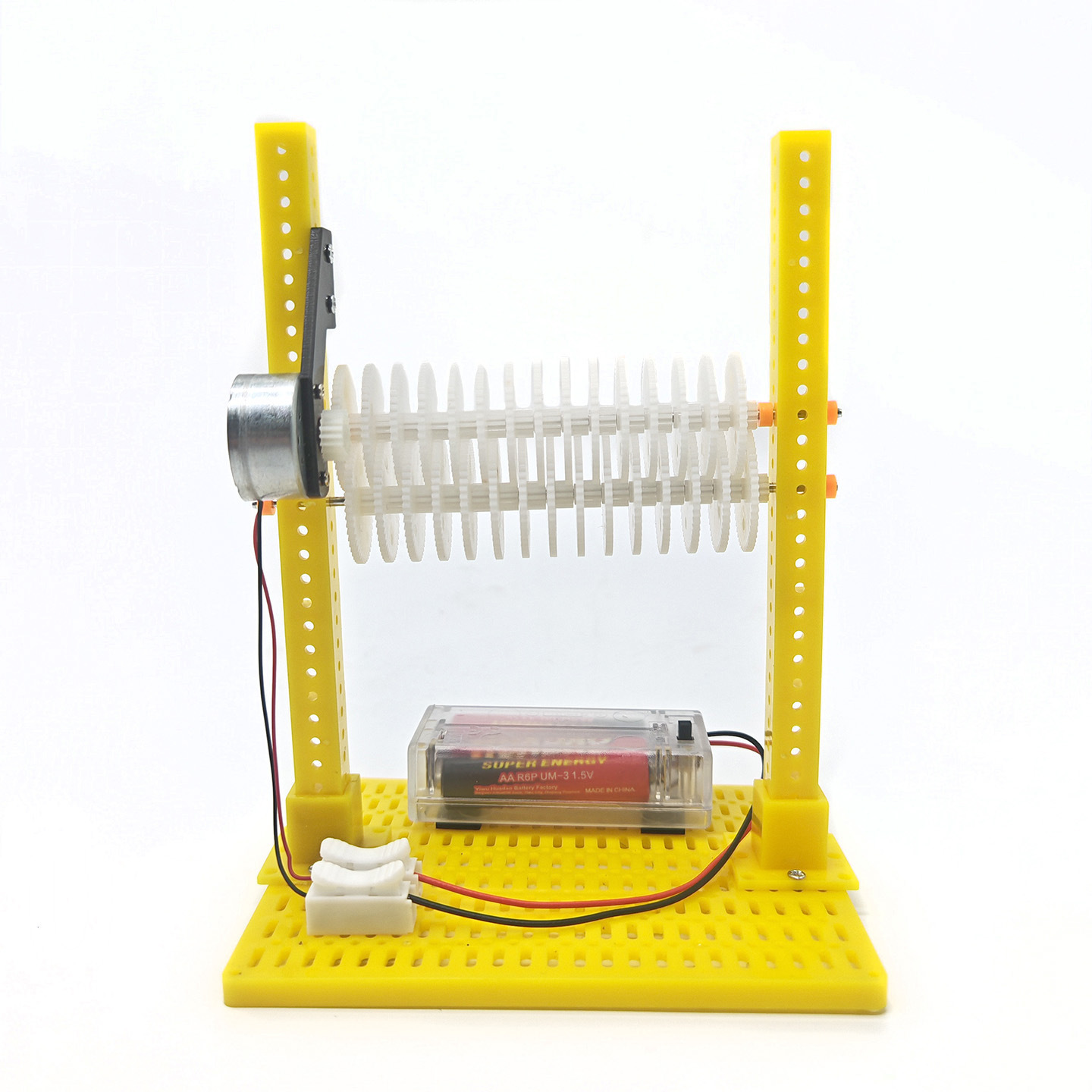 Science Kit - ตัวต่อเกียร์สำหรับเด็ก หมายเลข ชุดอุปกรณ์วิทยาศาสตร์และเทคโนโลยี DIY STEM สำหรับประกอบเอง