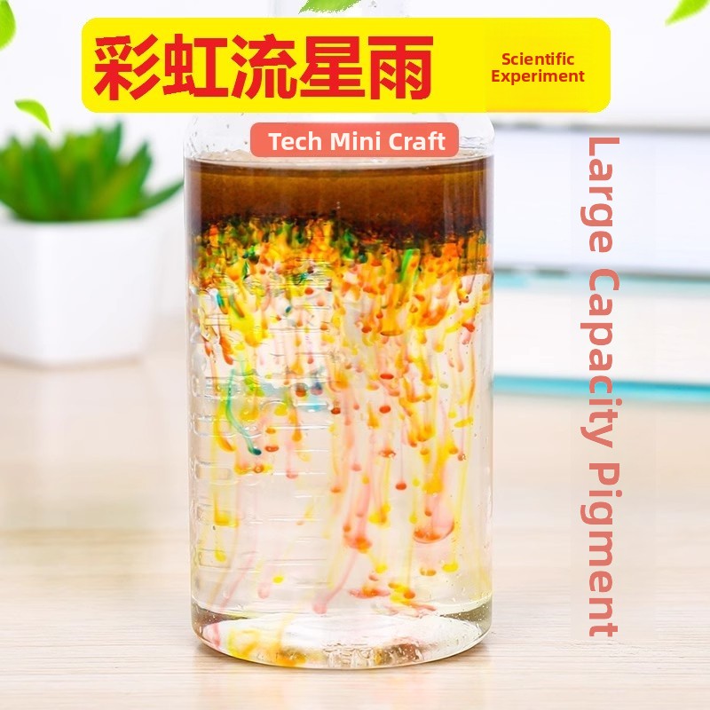 Volcano Kit Eruption - ชุดทดลองวิทยาศาสตร์สายรุ้งสำหรับเด็ก ชุดวัสดุสร้างสรรค์ DIY ทำมือ แพ็คเกจวัสดุภูเขาไฟนมระเบิด ฝนไข่มุก