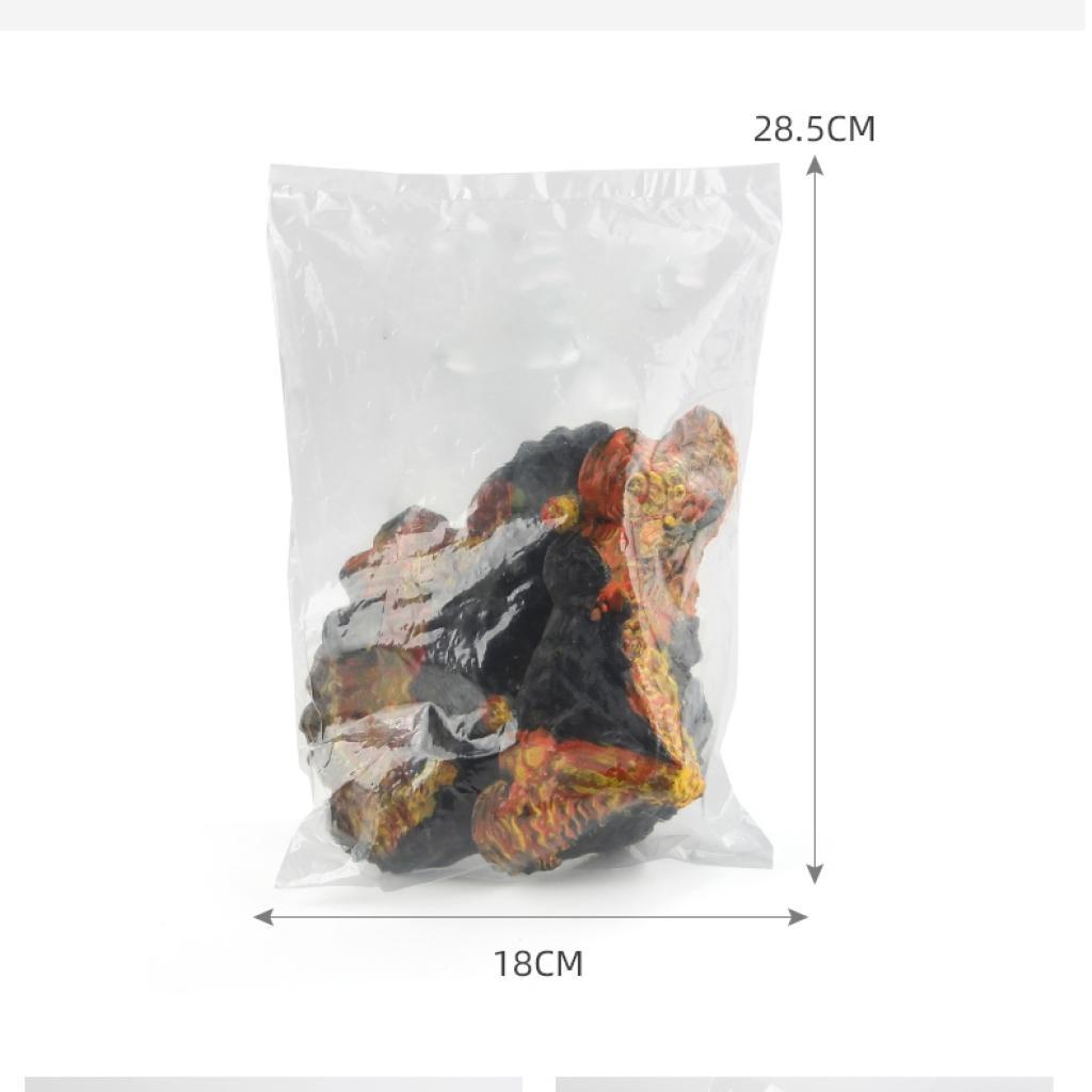 Volcano Kit Eruption - ชุดของเล่นไดโนเสาร์ภูเขาไฟขนาดเล็กที่สมจริง ชุดภูเขาไฟที่กำลังพ่นเถื่อน โมเดลตกแต่งภูมิทัศน์จำลอง ชุดอุปกรณ์วิทยาศาสตร์สำหรับเด็ก