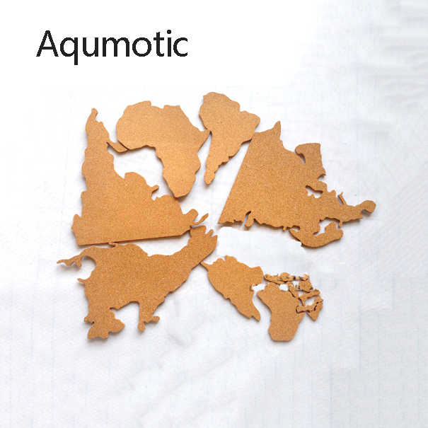 Aqumotic Cork World แผนที่ Tra - Star Map Poster บทวิจารณ์และราคา