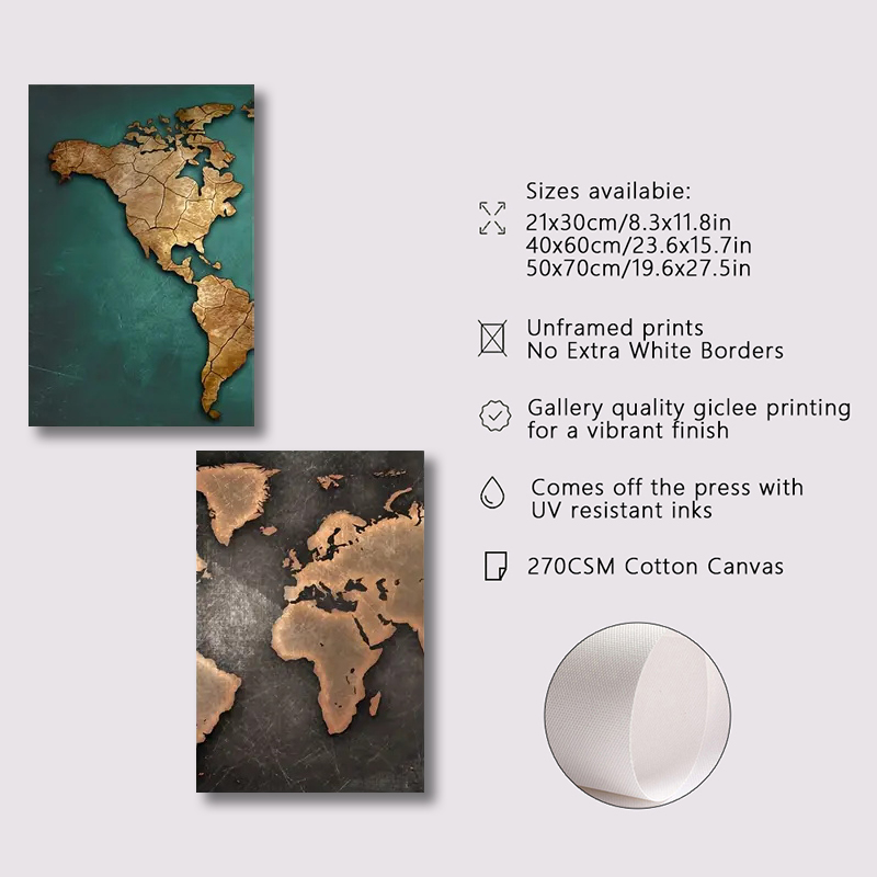 Retro World แผนที่ 3 ชิ้น/เซ็ต - Star Map Poster บทวิจารณ์และราคา