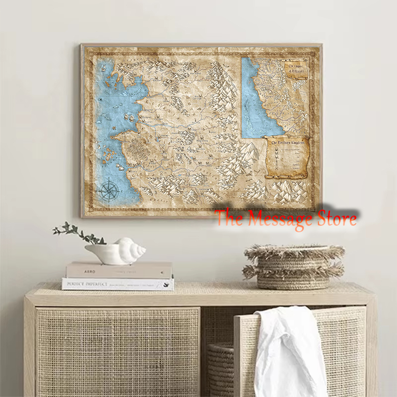 แผนที่โลกเวทมนตร์วิชเชอร์ สถาน - Star Map Poster บทวิจารณ์และราคา