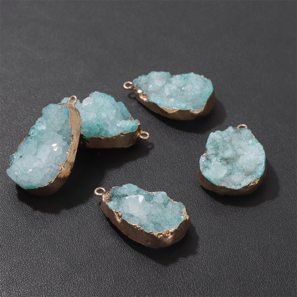 1PC อาเกตธรรมชาติ Geode จี้ 25 - Science Nature บทวิจารณ์และราคา