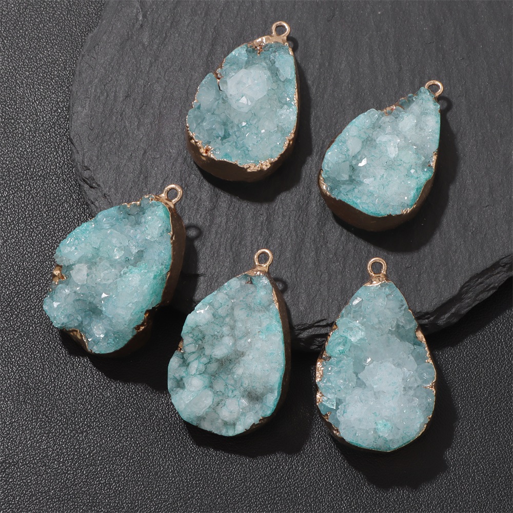 1PC อาเกตธรรมชาติ Geode จี้ 25 - Science Nature บทวิจารณ์และราคา
