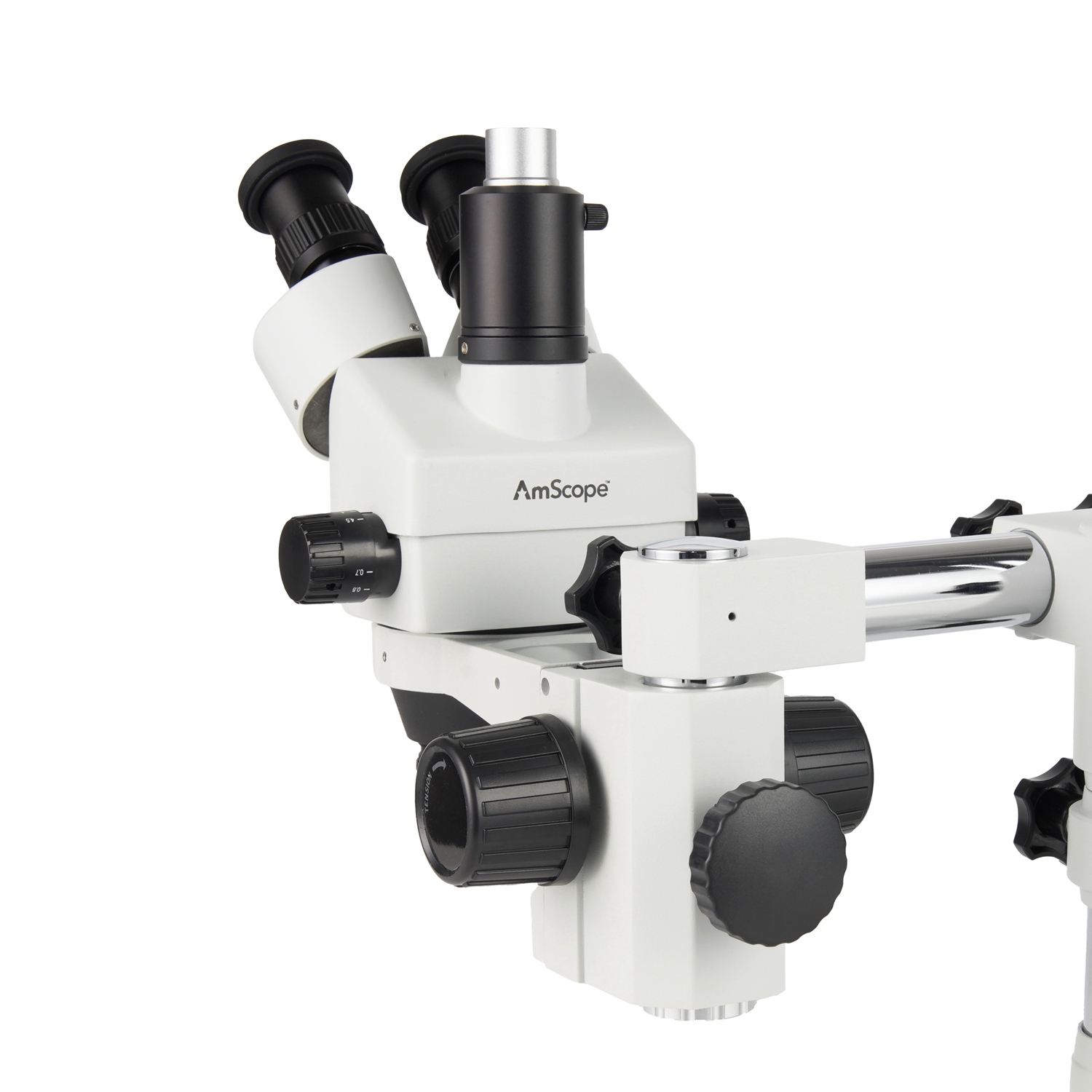 กล้องจุลทรรศน์สเตอริโอแบบซูมสา - Amscope Microscope Stereo 7X-45X บทวิจารณ์และราคา