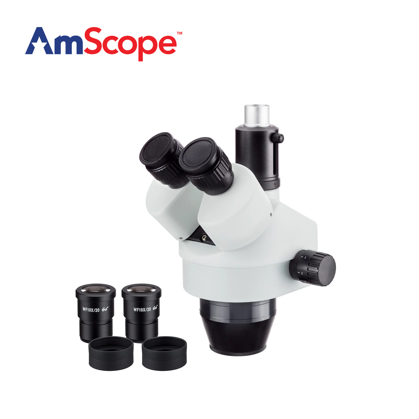 กล้องจุลทรรศน์สเตอริโอแบบซูมสา - Amscope Microscope Stereo 7X-45X บทวิจารณ์และราคา