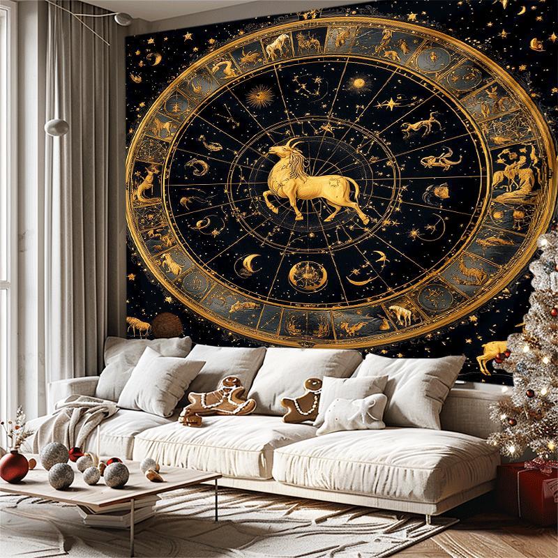 ผ้าแขวนผนังลายกลุ่มดาวสุดหรู ศ - Star Map Poster บทวิจารณ์และราคา