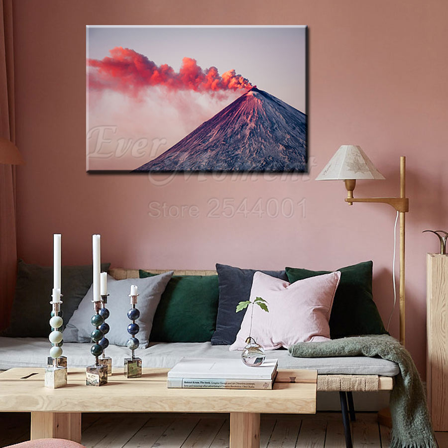 ชุดปักครอสติชภาพวาดเพชรลายภูเข - Volcano Kit Eruption บทวิจารณ์และราคา