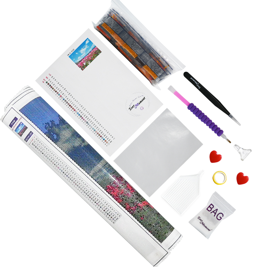 ชุดปักครอสติชภาพวาดเพชรลายภูเข - Volcano Kit Eruption บทวิจารณ์และราคา