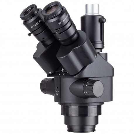 AmScope 7X-45X สีดำ Simul-Foca - Amscope Microscope Stereo 7X-45X บทวิจารณ์และราคา