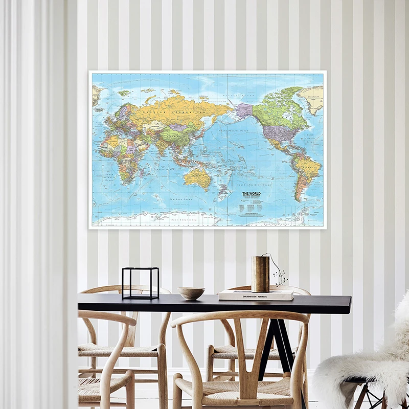 แผนที่โลก 2012 ผ้าขนาดใหญ่พิมพ - Star Map Poster บทวิจารณ์และราคา
