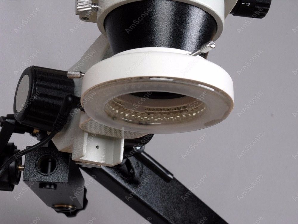 กล้องจุลทรรศน์สเตอริโอแบบซูมสอ - Amscope Microscope Stereo 7X-45X บทวิจารณ์และราคา