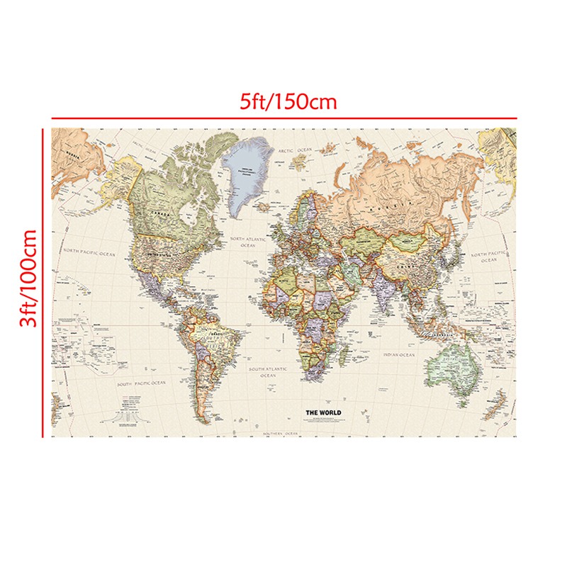 Vintage แขวนโปสเตอร์ World แผน - Star Map Poster บทวิจารณ์และราคา